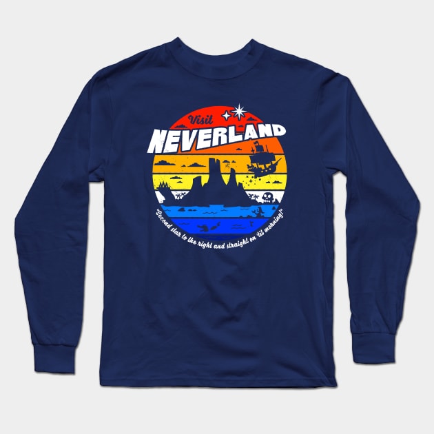 Visit Neverland Long Sleeve T-Shirt by blairjcampbell